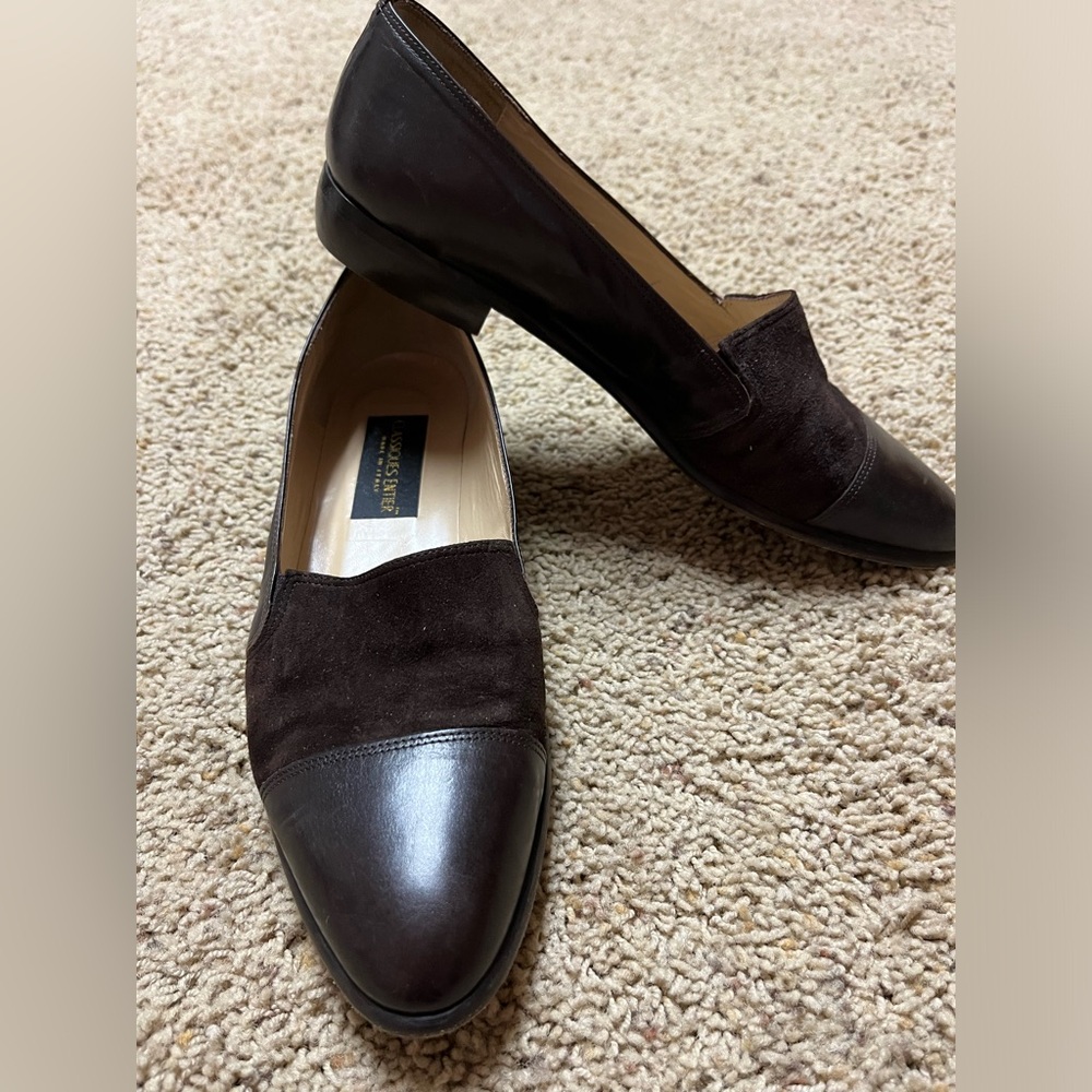 1980s Classiques Entier Italian Leather Slip on Style Loafer